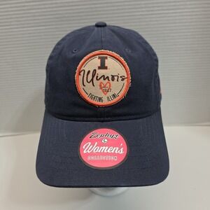 University Of‎ Illinois Cap Fighting Illini Zephyr Hat Adj Strapback Womens